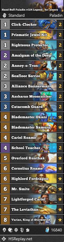 reddit hearthstone decks|Jonesy Handbuff Paladin .